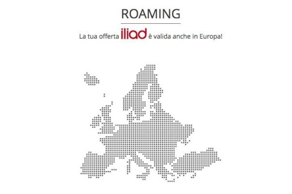 Iliad traffico dati roaming UE