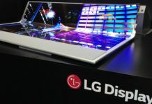 LG TV OLED flessibile e trasparente da 77 pollici