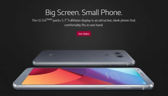LG, il G6 potrebbe ricevere la dicitura ThinQ