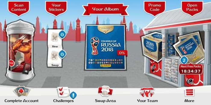 Panini Sticker Album FIFA 2018