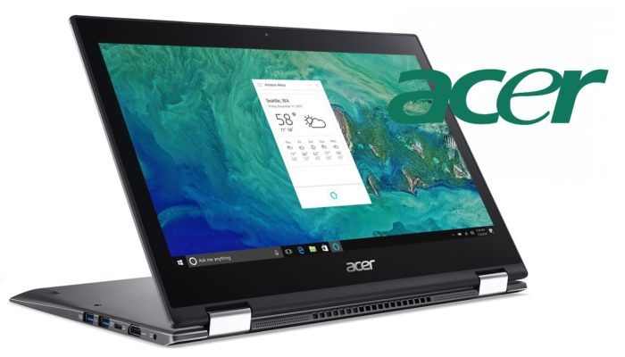 Laptop Acer con Amazon Alexa
