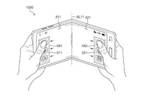 Samsung, brevetto su uno smartphone pieghevole