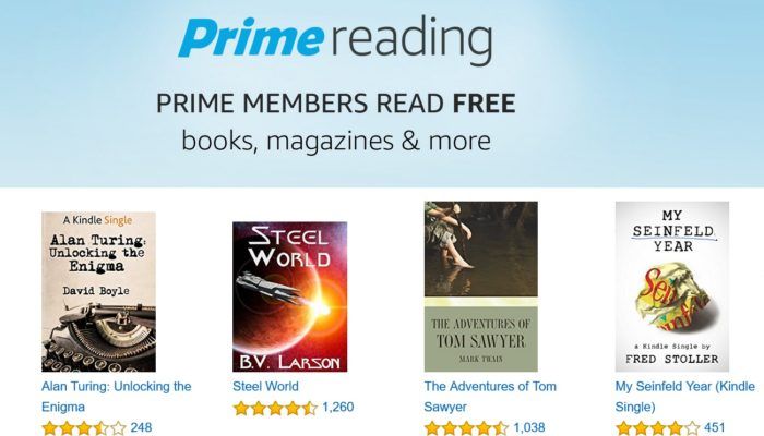 Amazon ha lanciato Prime Reading
