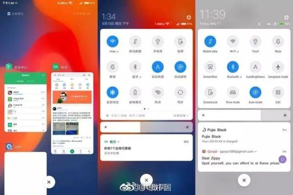 Xiaomi MIUI 10 anteprima schermate
