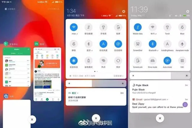 Xiaomi MIUI 10 anteprima schermate Xiaomi MIUI 10 anteprima schermate