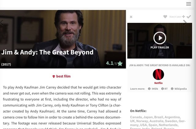 A Good Movie to Watch