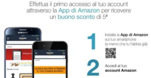 amazon 5 euro sconto app