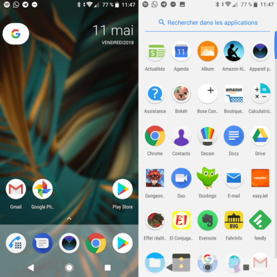 applicazioni Android launcher lawnchair