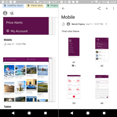 applicazioni Android material gallery