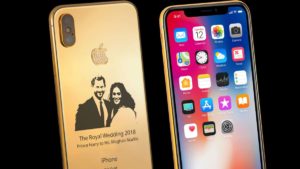 iPhone X Royal Wedding, in oro 24 carati per il matrimonio reale di Harry e Meghan