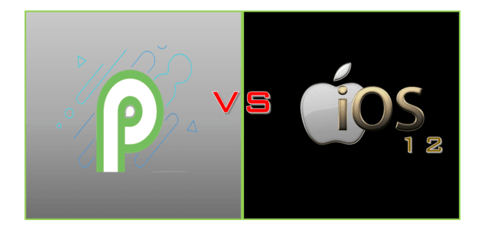 Android P vs iOS 12