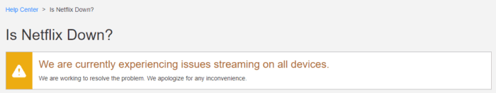 netflix down