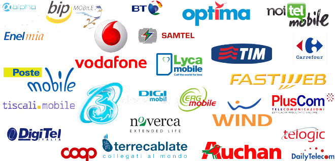 Tariffe Telefonia mobile Tim, Wind, 3, Iliad, Vodafone, ho. Mobile, Kena Mobile