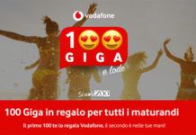 Vodafone regala 100 giga