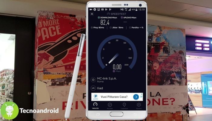 speed test Iliad