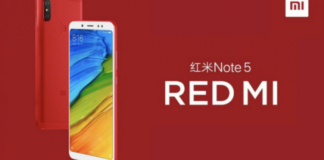 Xiaomi Redmi Note 5 si tinge di rosso
