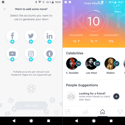 skorr app Android
