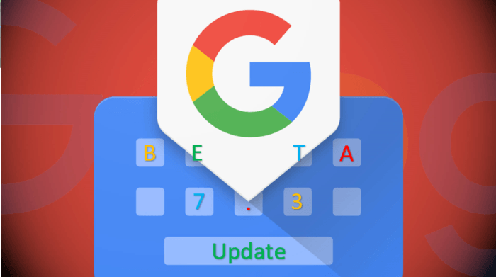 tastiera Google Beta 7.3