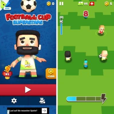 Football cup superstars app