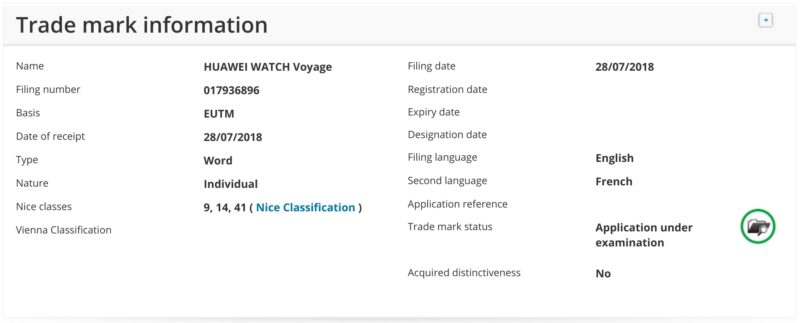 HUAWEI-WATCH-Voyage-Trademark-EUIPO-800×323
