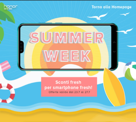 Honor Summer Week smartphone