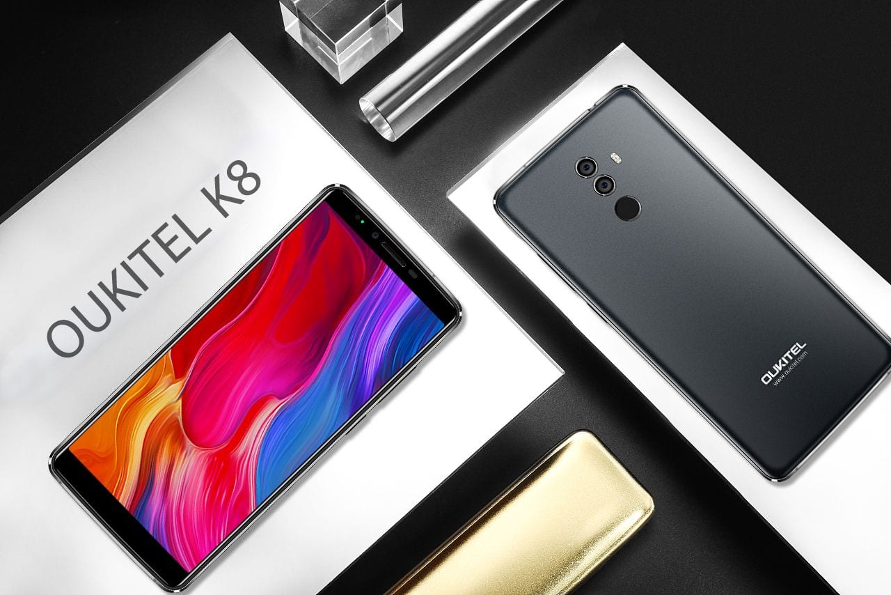 OUKITEL K8 si mostra nei primi hands on con 64GB di ROM e Face ID