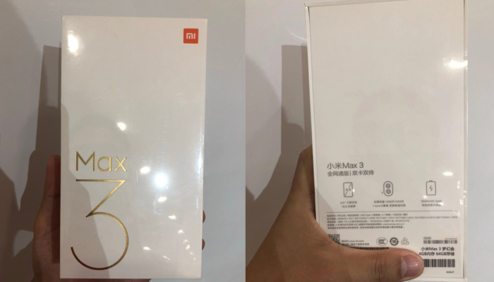 Xiaomi Mi Max 3 apparso prima del debutto