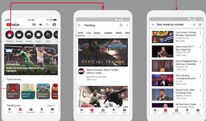 YouTube iPhone