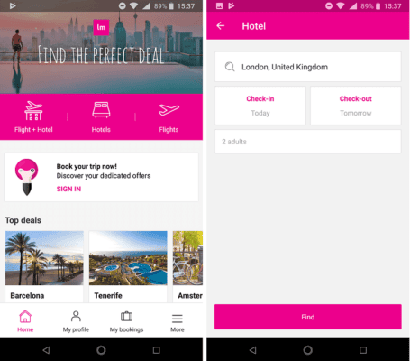 app lastminute