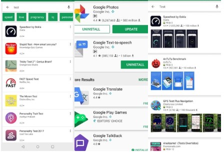 nuova UI Google Play Store