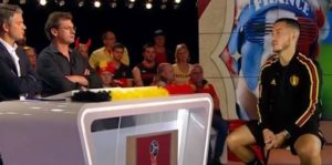 ologramma di un calciatore durante la Coppa del Mondo 2018