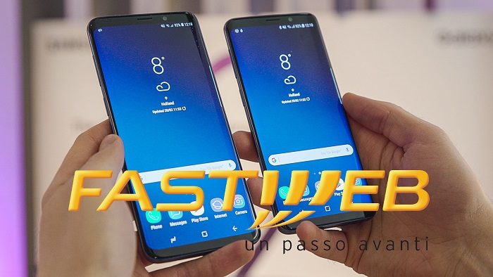 Samsung Galaxy S9 Plus con Fastweb Mobile