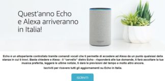 Amazon Echo Alexa Italia