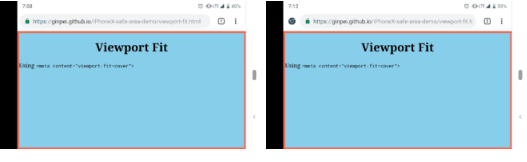 Chrome 68 vs Chrome 69 ui notch