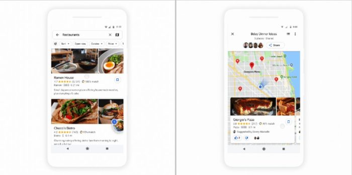 Google Maps condivisione viaggio