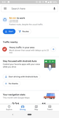 Google Maps nuova barra ricerca