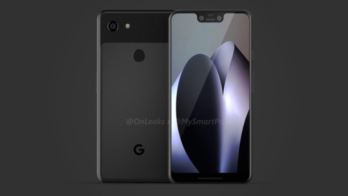 Google Pixel 3 XL design