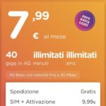 Ho mobile nuova offerta agosto
