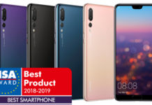 Huawei vince il premio EISA “Best Smartphone of the Year” con HUAWEI P20 Pro