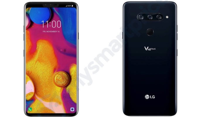 LG v40 Thiq leak