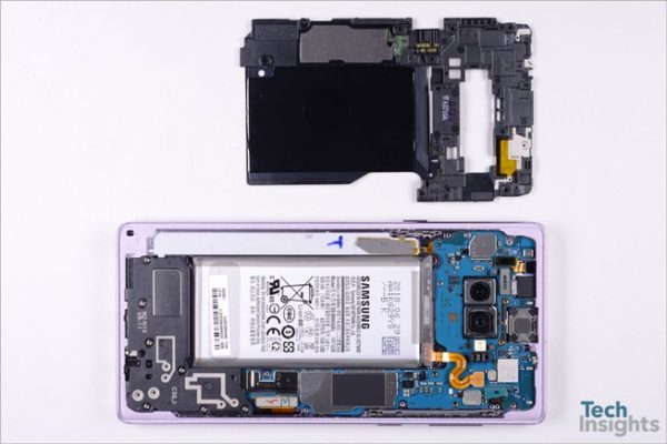 Note 9 vista interna
