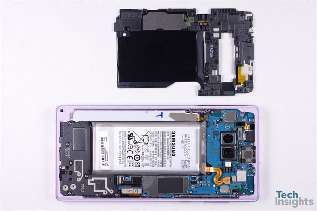 Note 9 vista interna Note 9 vista interna