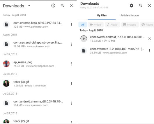 gestore download chrome 69