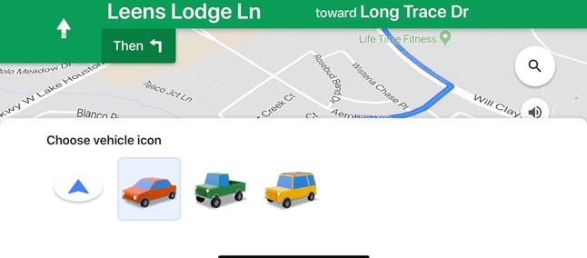 icone veicoli Google Maps