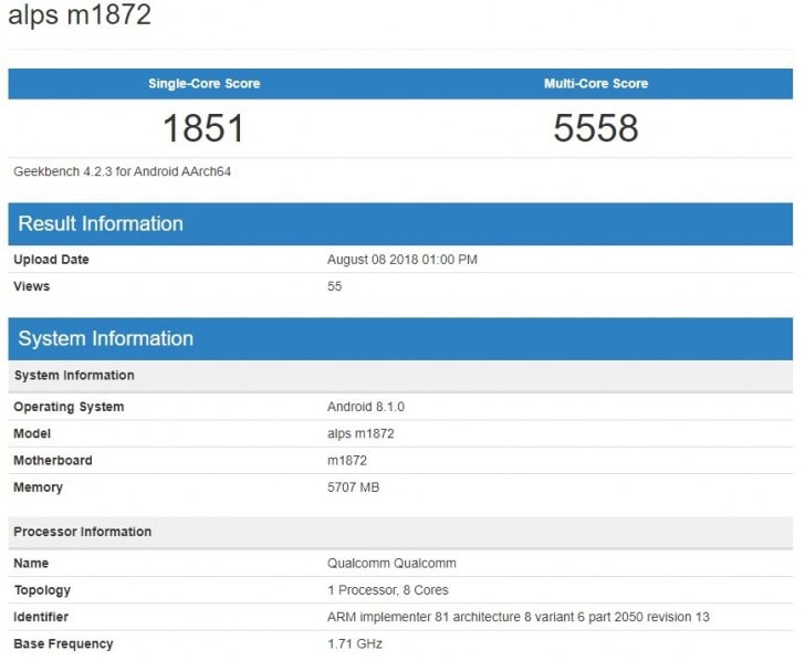 meizu 16x benchmark