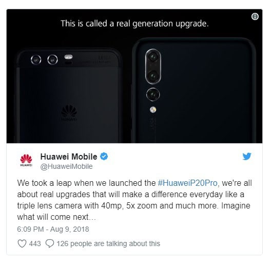 tweet huawei