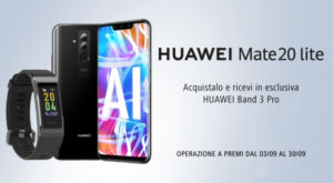 Huawei Mate 20 Lite: prolungata la promo con la Band 3 Pro in regalo, ecco come averla