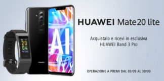 Huawei Mate 20 Lite: prolungata la promo con la Band 3 Pro in regalo, ecco come averla