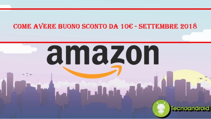 Amazon codice sconto settembre