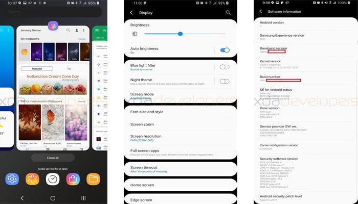 Android Pie con Samsung Experience 10